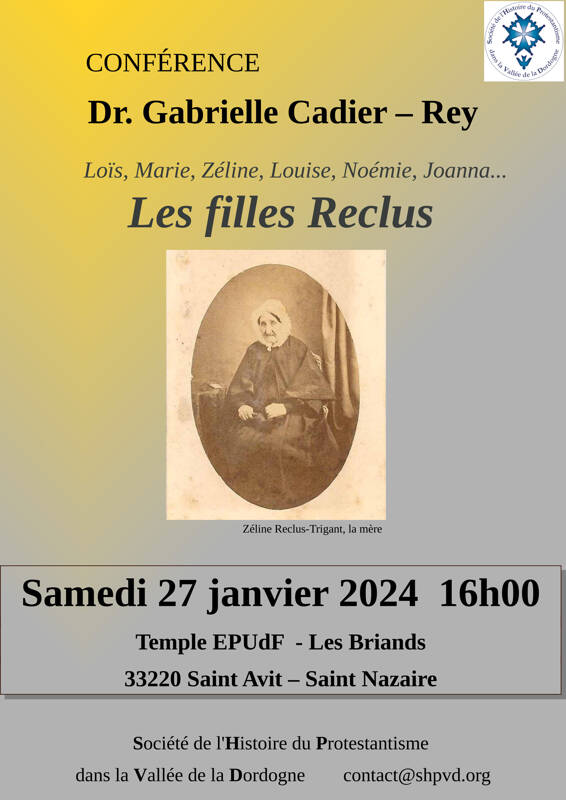 Conférence : Les filles Reclus