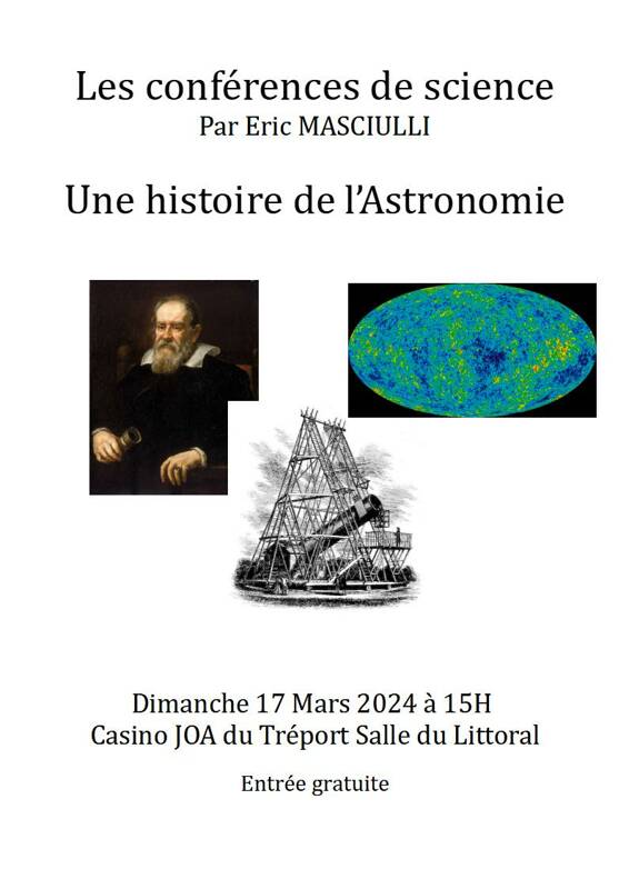 Conférence Une histoire de l'astronomie