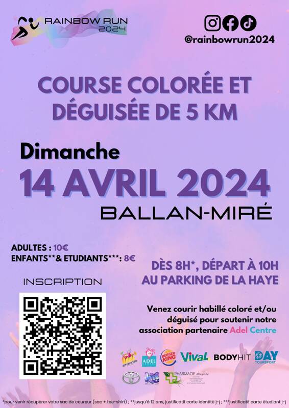 RainbowRun la course caritative déguisée