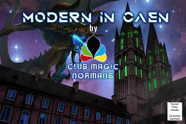 Tournoi carte Magic format Modern à Caen