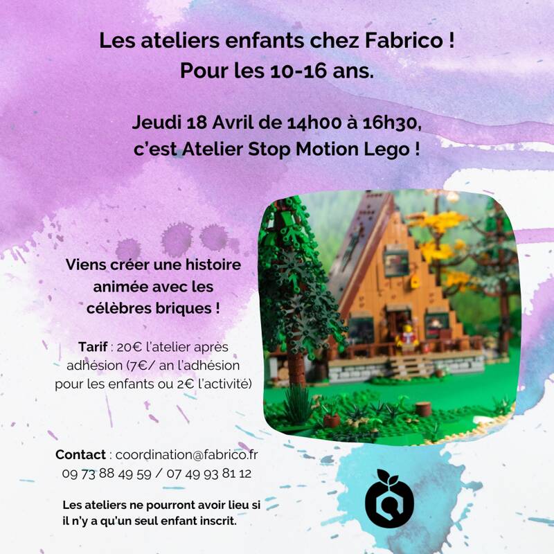 Les ateliers enfants chez Fabrico (10-16 ans)