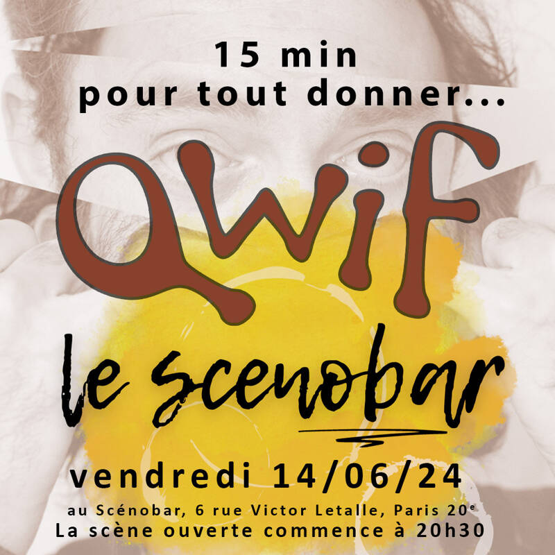 Concert de Qwif au Scenobaret du scenobar