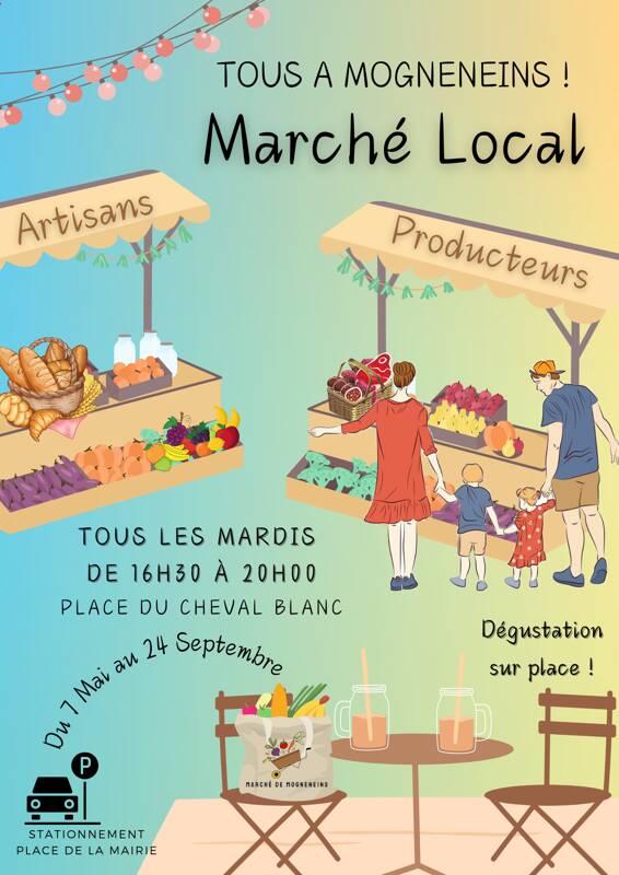 Marché Estival de Mogneneins