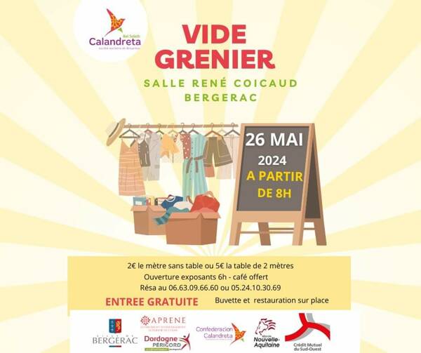 Vide grenier Salle René Coicaud 