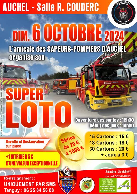 LOTO AMICALE POMPIER AUCHEL