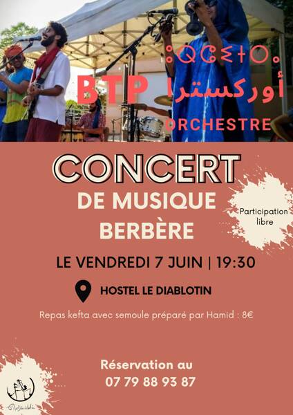 Concert BTP - musique Berbère