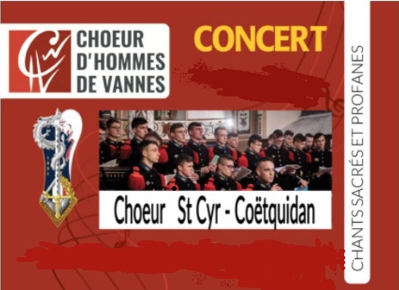 Concert Choeur d'hommes de Vannes & Chorale ESM de Saint-Cyr