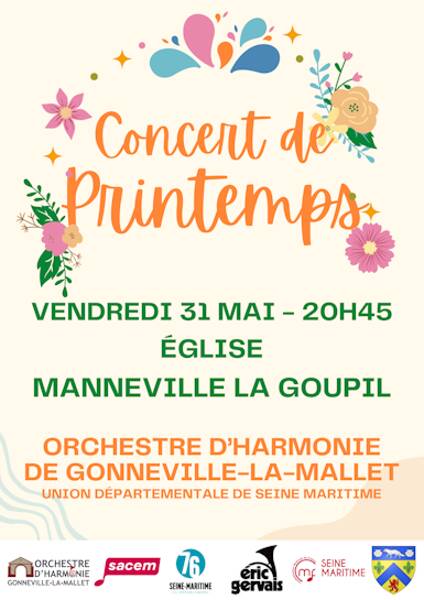 Concert de Printemps 2024 - Manneville-la-Goupil