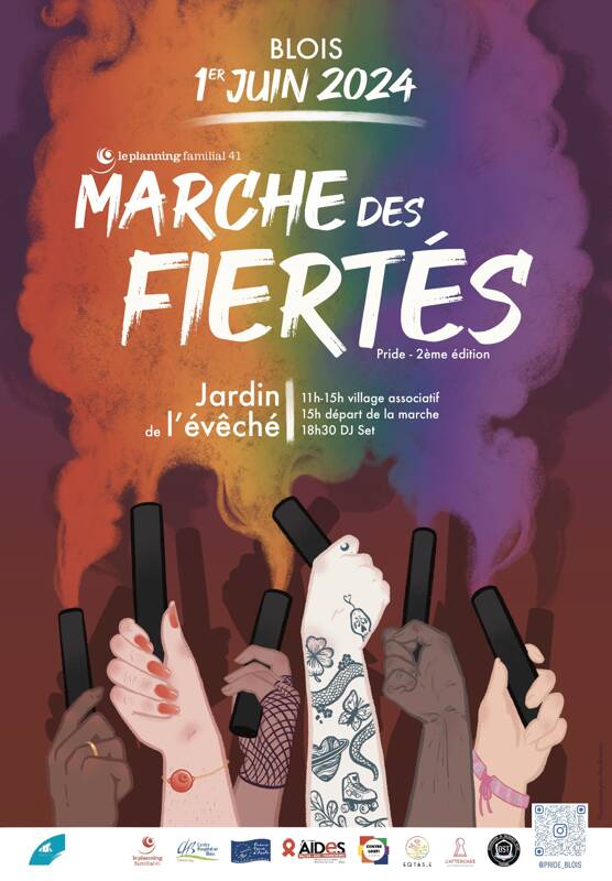 Marche des Fiertés de Blois 1er Juin 2024 - Deuxième édition