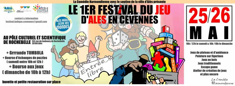 Le 1er Festival du jeu d’Alès en Cévennes