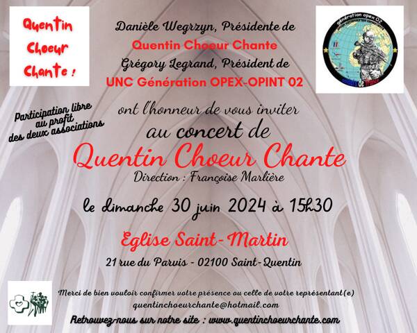 Concert QUENTIN CHOEUR CHANTE - UNC GENERATION OPEX-OPINT 02