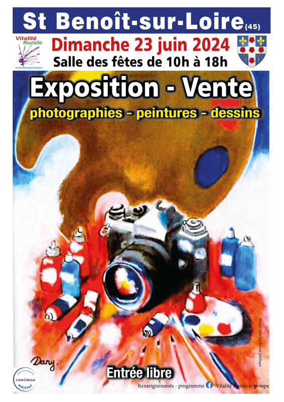 Exposition-vente : photographies, peintures, dessins