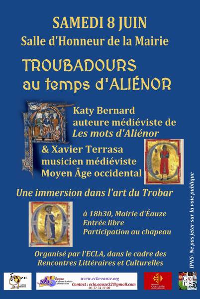 TROUBADOURS AU TEMPS D'ALIENOR