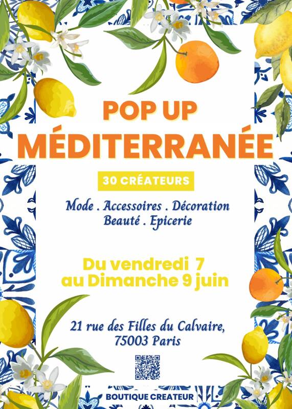 Popup Méditerranée par Boutique Créateur