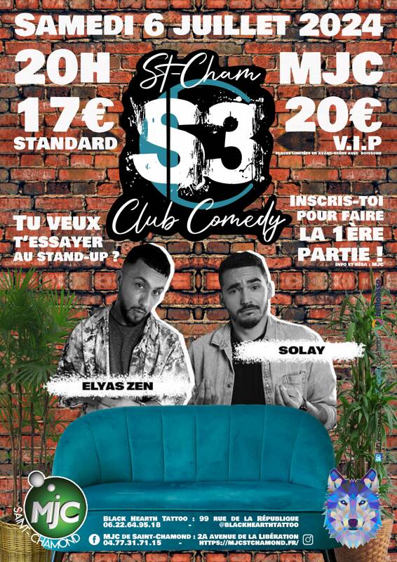 St Cham Club Comedy