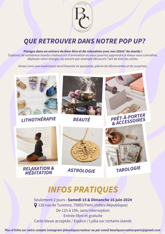 Pop-up Store Astrologie & Bien-Être