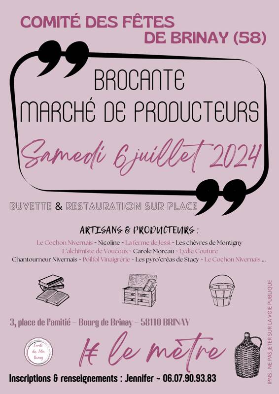 Brocante et marché de producteurs