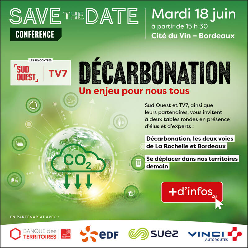 Sud Ouest / Conférence Décarbonation à Bordeaux