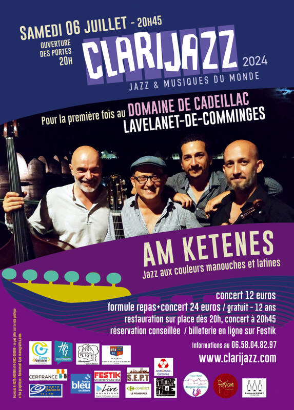 Clarijazz accueille Am Ketenes au domaine de Cadeillac