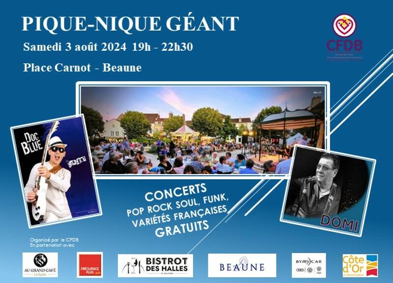 Pique-Nique Géant et Concerts Gratuits