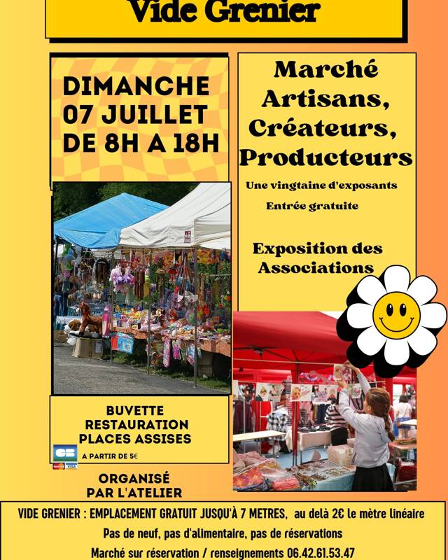 Vide Grenier & Marché des Artisans-Créateurs