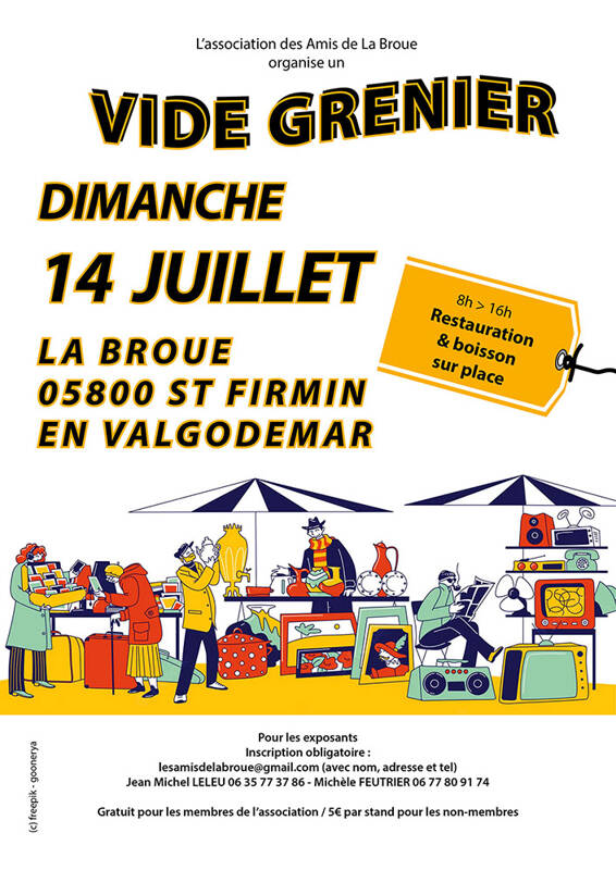 VIDE GRENIER DES AMIS DE LA BROUE