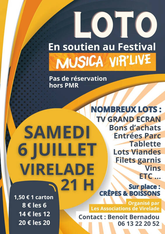 Loto Exceptionnel, en soutien au Festival Musica Vir'Live