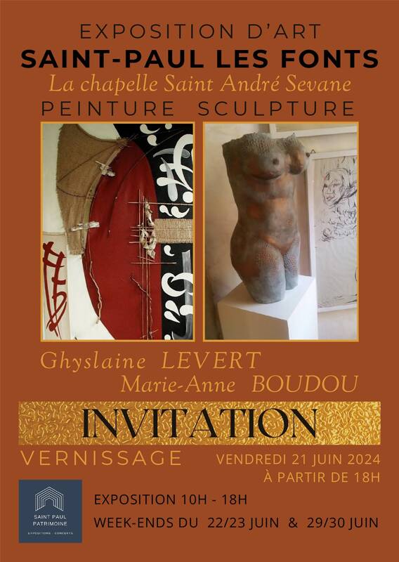 Exposition tableaux et sculptures