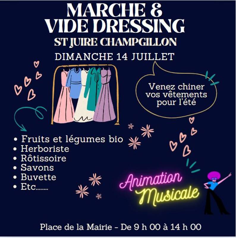 Vide dressing et Marché