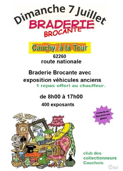 Braderie Brocante Cauchy à la Tour