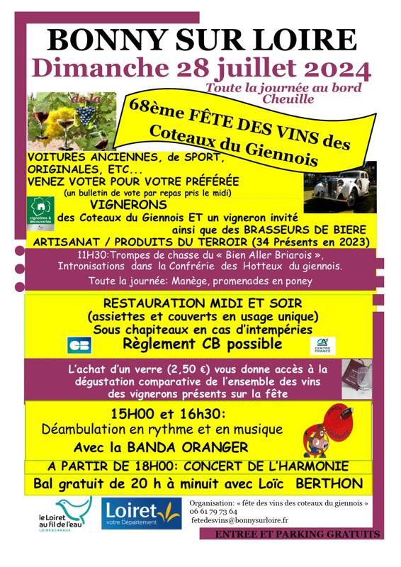 Fête des Vins des Côteaux du Giennois