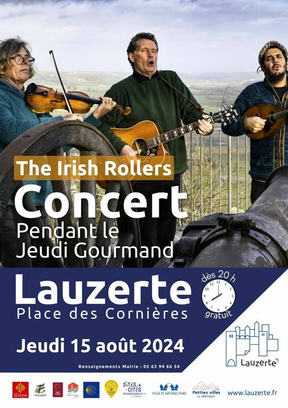Concert du jeudi gourmand « Irish Rollers »