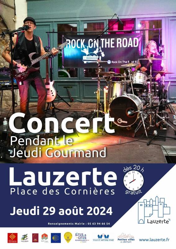 Concert du jeudi gourmand « groupe Rock on the Road »