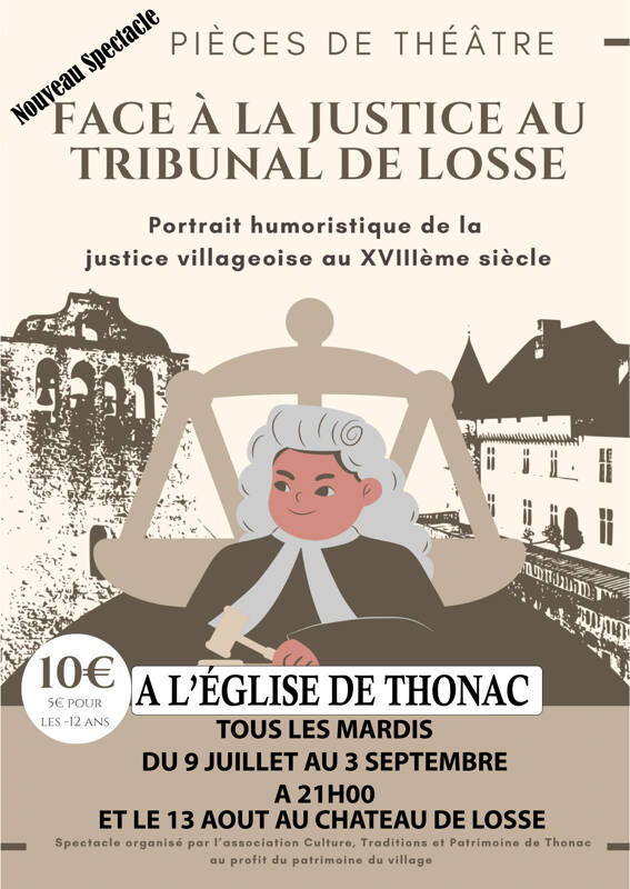 LA JUSTICE FACE AU TRIBUNAL DE LOSSE