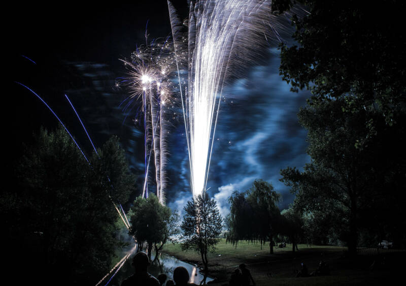 Guinguette et feu d'artifice du 14 juillet