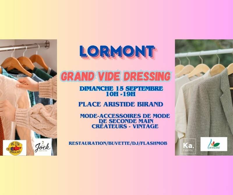 Grand Vide-Dressing de la Rentrée à Lormont