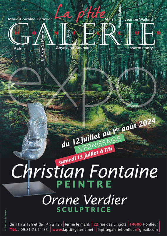 Exposition du peintre Christian Fontaine et de la sculptrice Orane Verdier