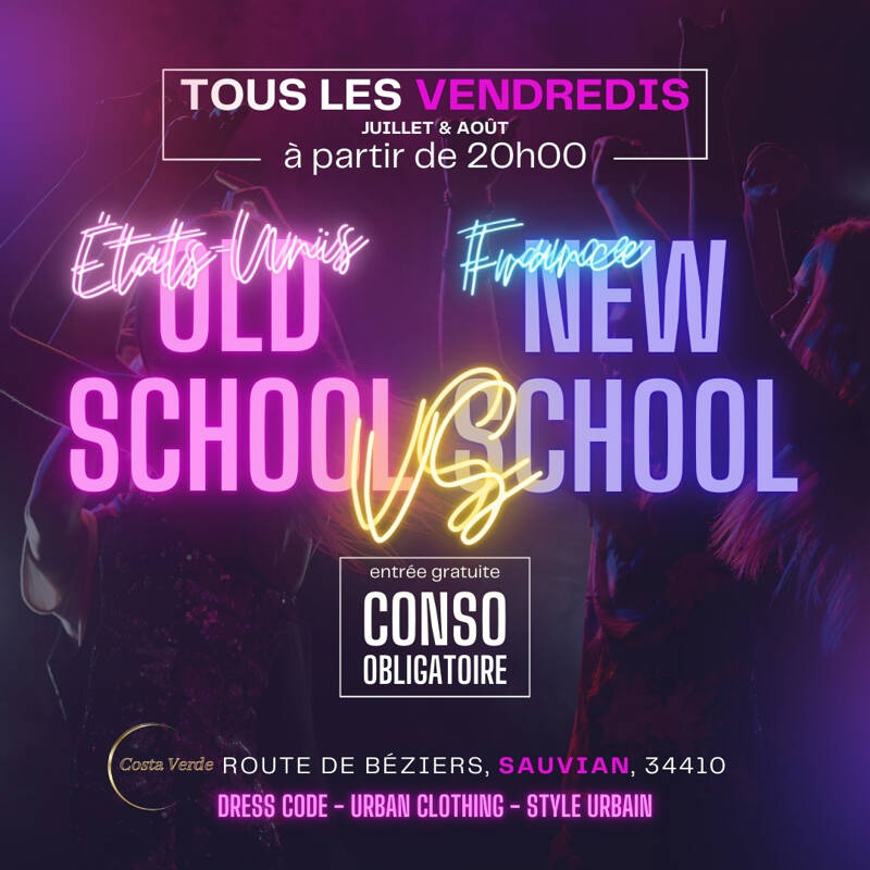 Soirée Old School vs New School au Costa Verde