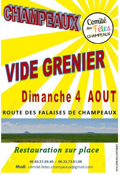 Vide Grenier de Champeaux