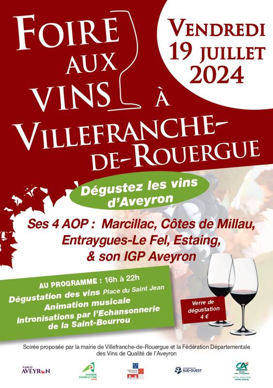 Foire Aux Vins Villefranche-de-Rouergue - 19 juillet