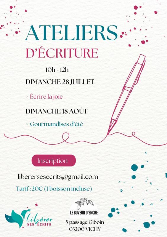 Atelier d'écriture