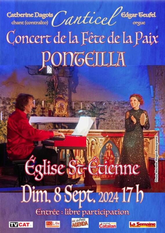 Concert d’Ouverture de la Fête de la Paix   Canticel de Vivaldi aux Spirituals en l'église de Ponteilla