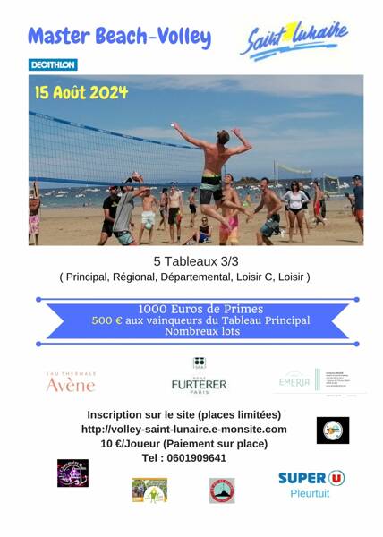 Master Beach Volley de Saint Lunaire le 15 Août 2024