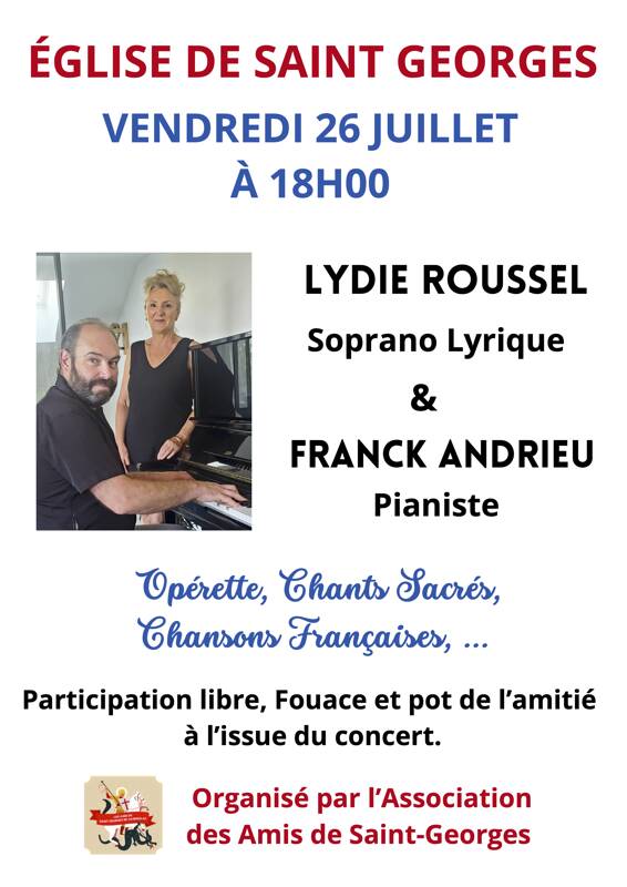 Concert avec Lydie Roussel et Franck Andrieu