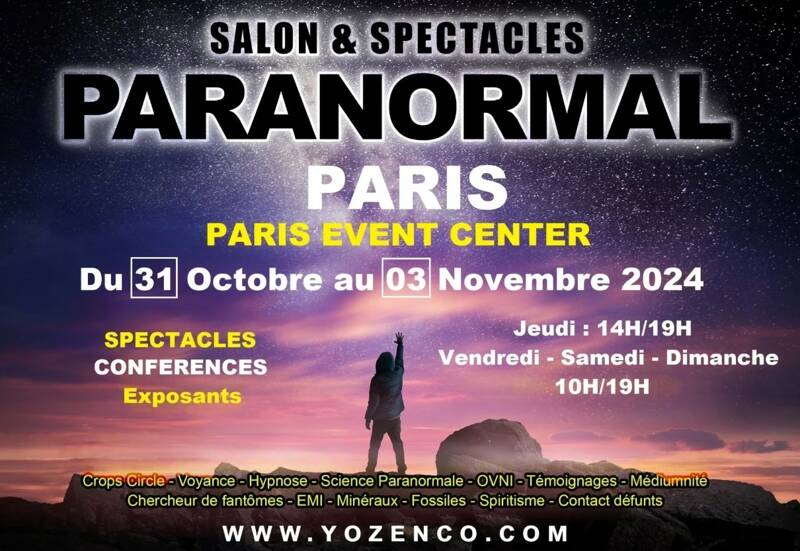 Salon et Spectacles du Paranormal à Paris