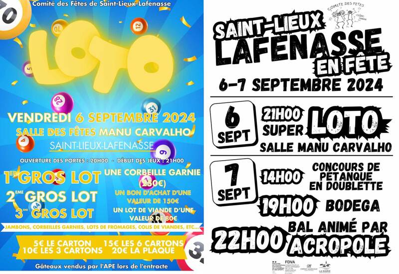 Lafenasse en Fête les 6 & 7 Septembre prochain