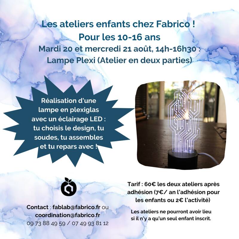 Les ateliers enfant chez Fabrico