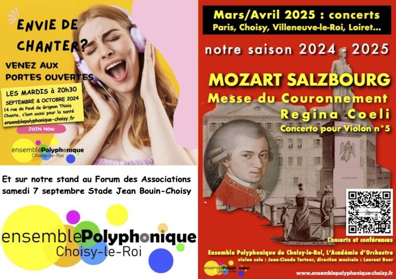 L'Ensemble Polyphonique Choisy au Forum des Associations et Portes Ouvertes