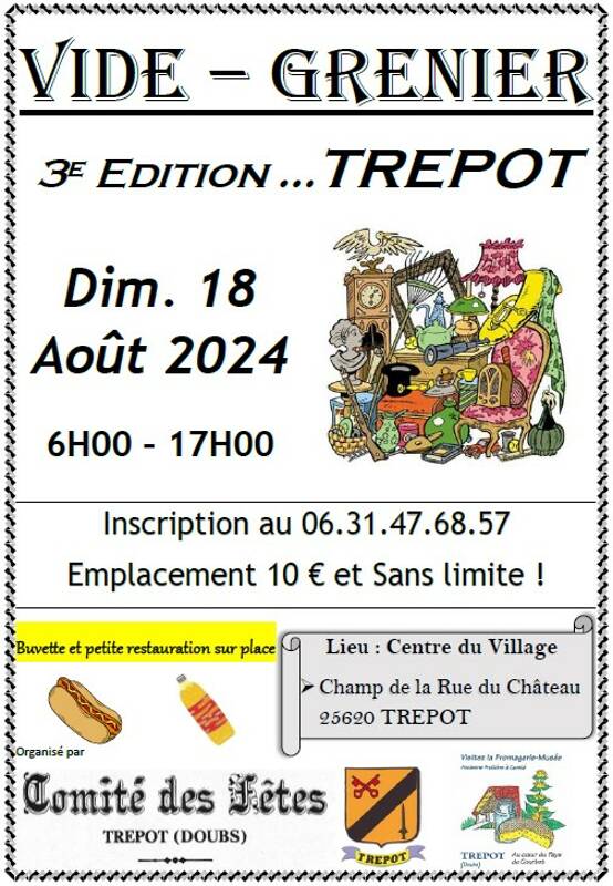 3E Édition du Vide-Grenier de TREPOT