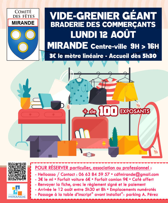 Vide-grenier géant - Braderie des commerçants